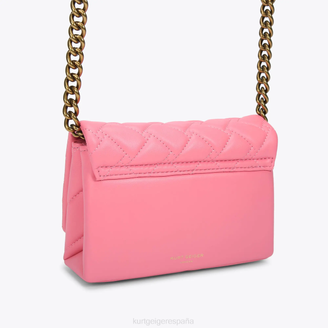 Kurt Geiger mujer mini kensington de londres 2LPR78 | bolsas rosa